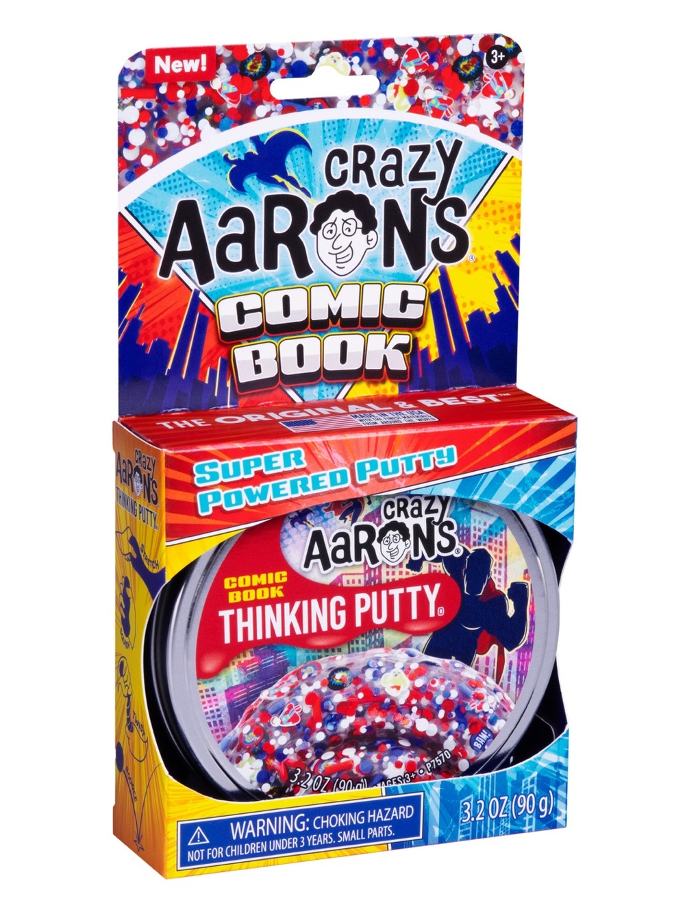 NWT Crazy Aarons Comic Book Thinking Putty